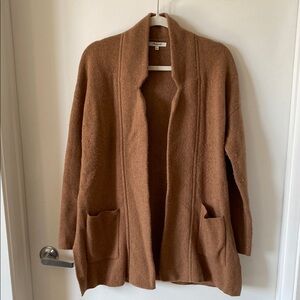 Madewell tan cardigan